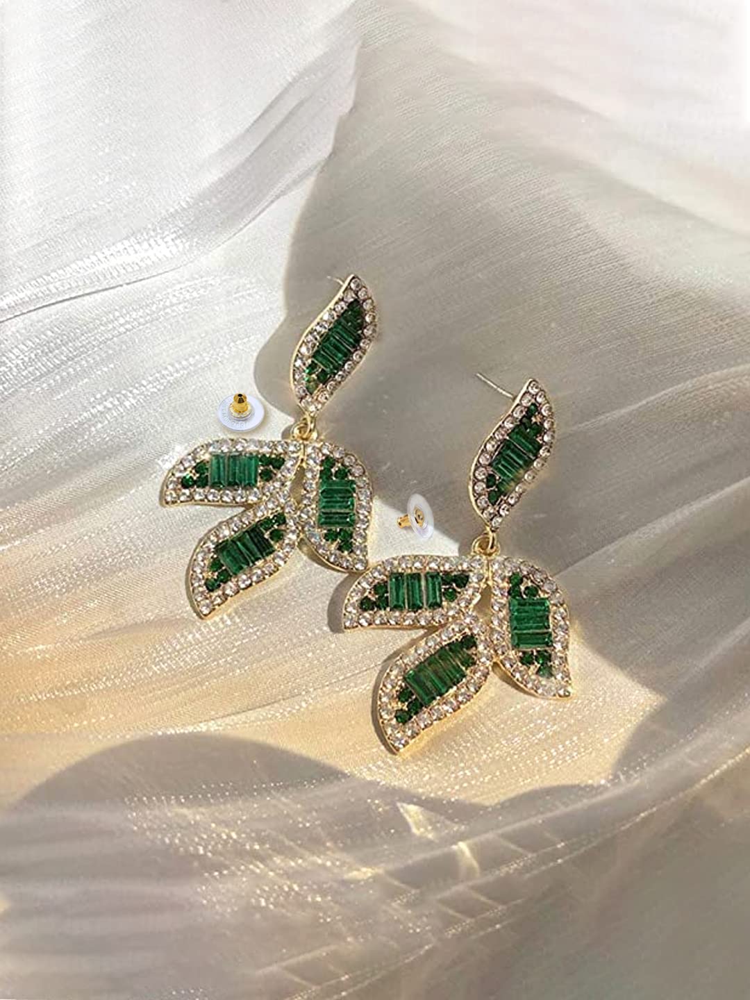 Yellow Chimes earrings - Stylish green earrings for girls