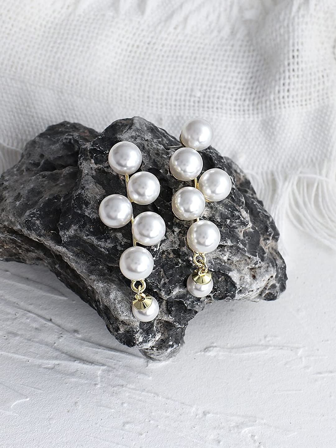 Yellow Chimes Floral Drop Dangler Earrings - Versatile casual outfit