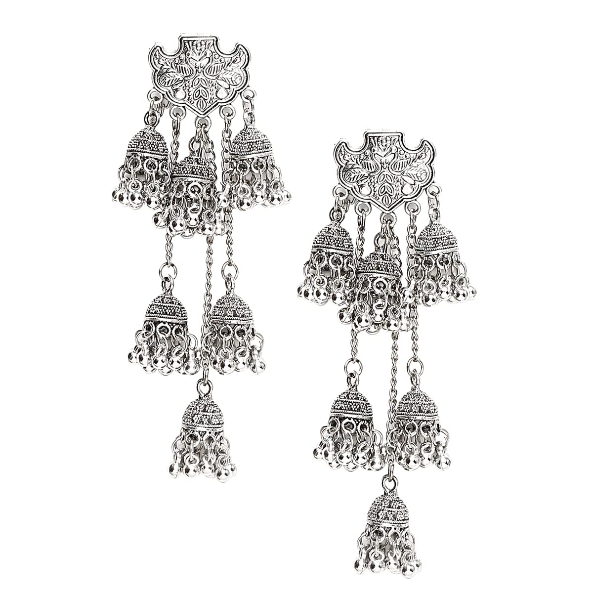 Yellow Chimes bead drop earrings - stylish accessory