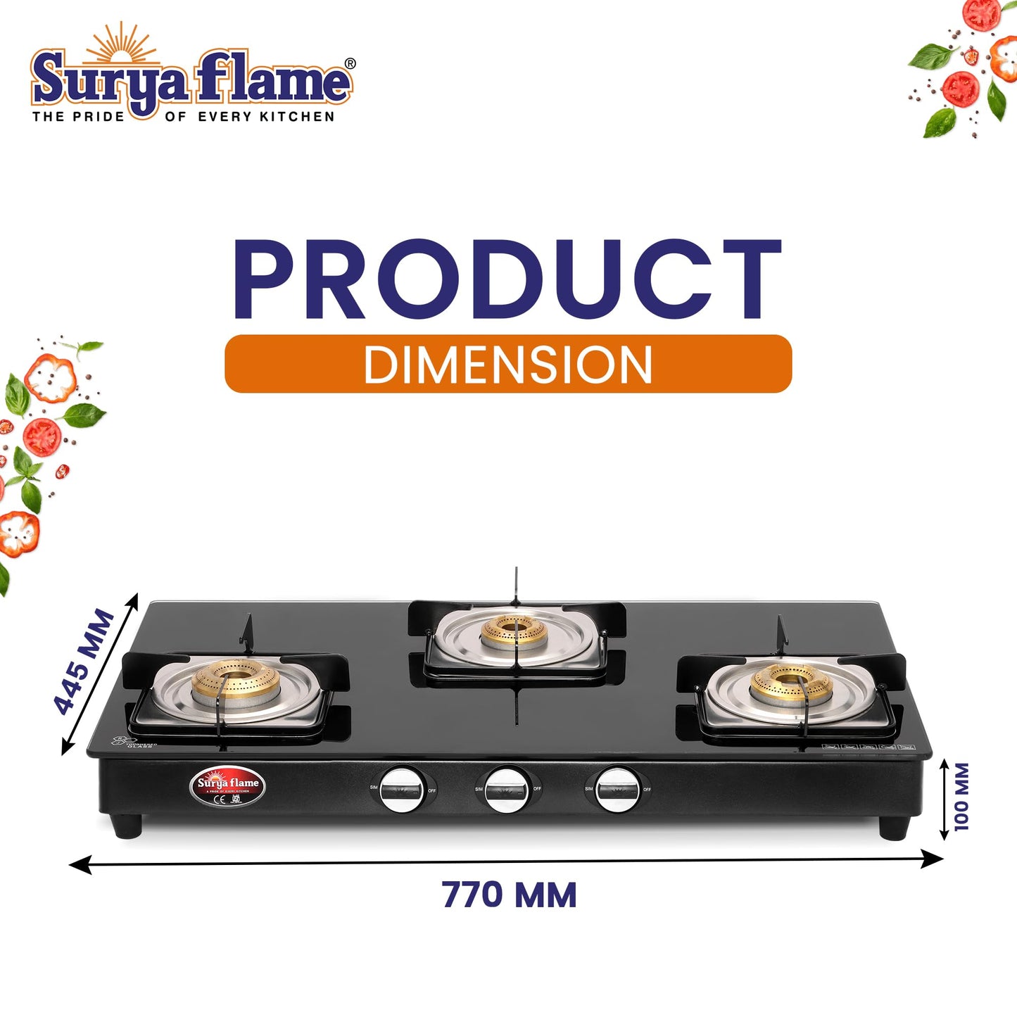 Surya Flame nex gas stove - outdoor barbecue