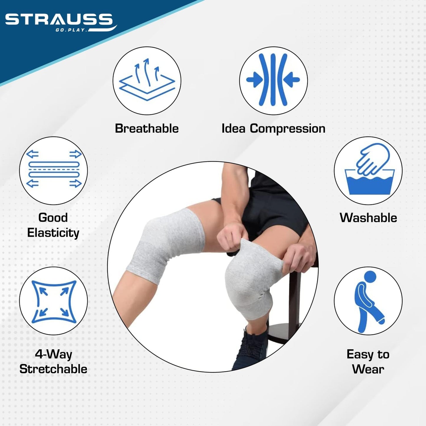 Strauss Knee Cap Support - Essential for Basketball