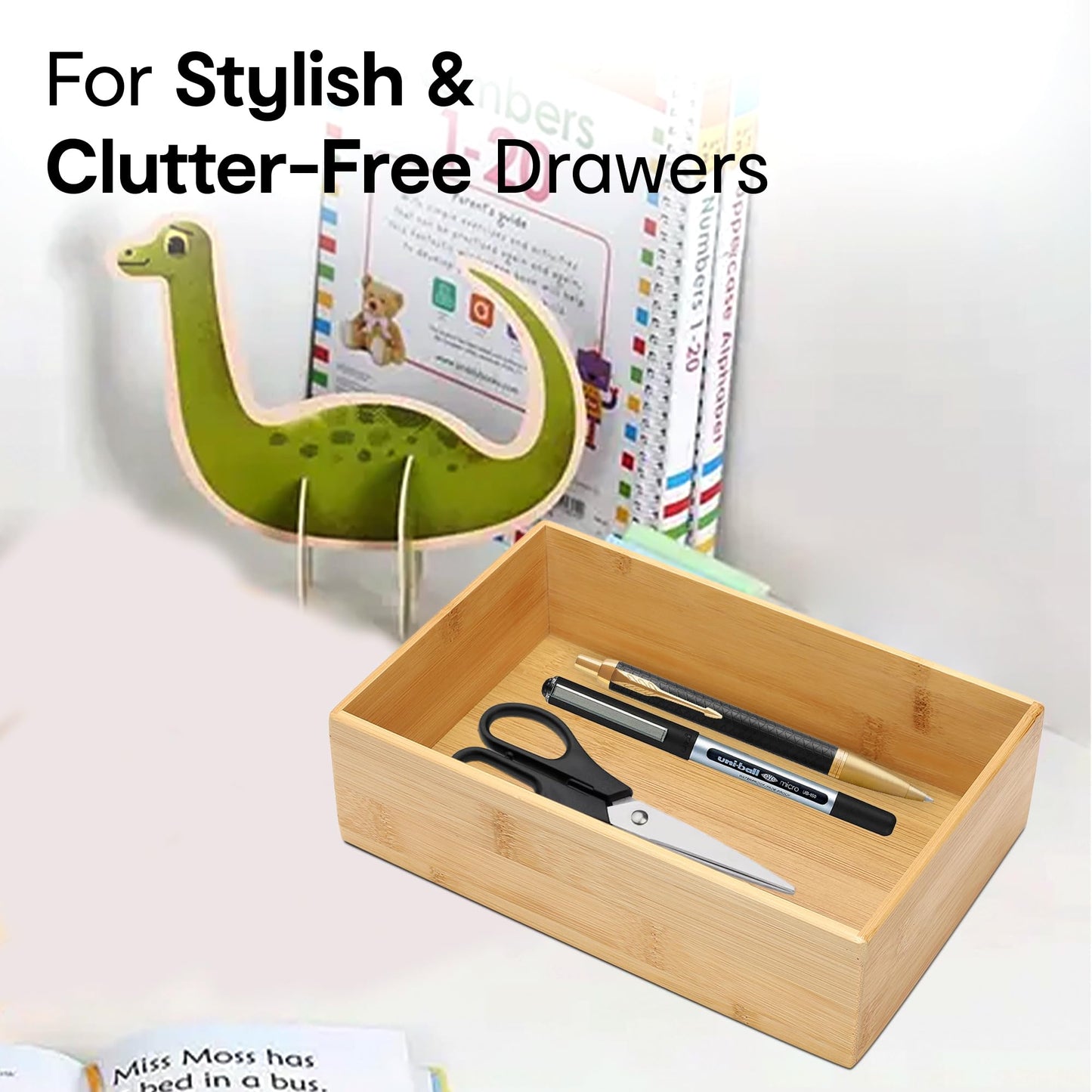 Anko bamboo drawer organizer - optimal kitchen organizer