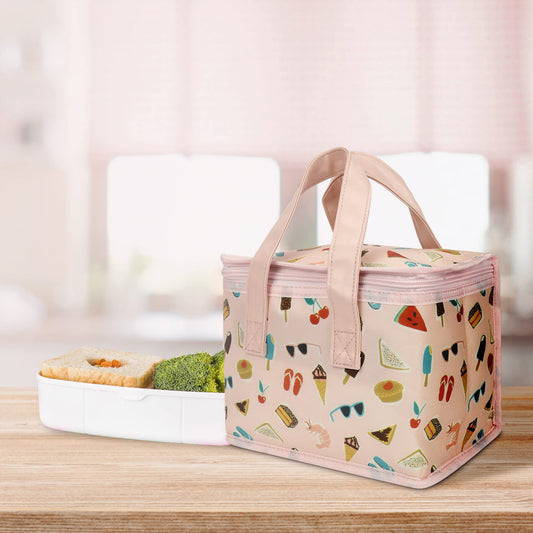 Insulated Lunch Bag - Leak-Proof, Polypropylene | Lunch Box Storage | 4L | Multicolour | For Men, Women & Kids