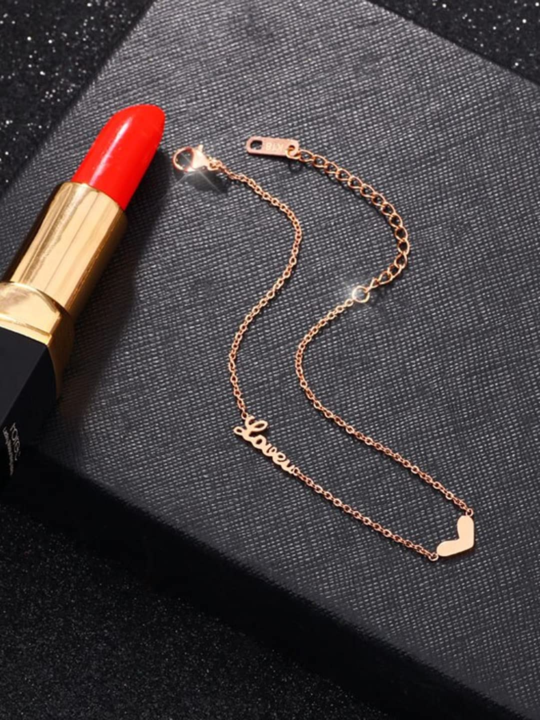 Yellow Chimes minimalistic anklet - stylish accessory