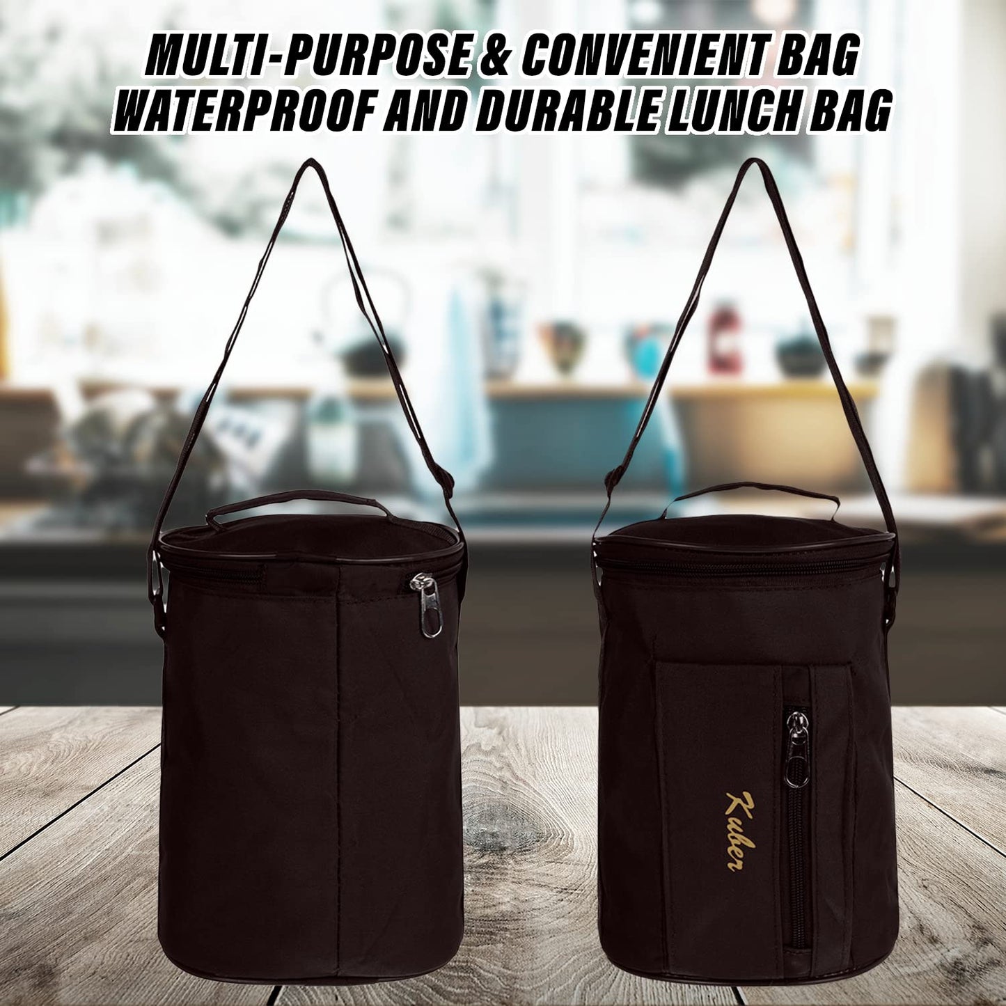Kuber Industries brown lunch bag - travel