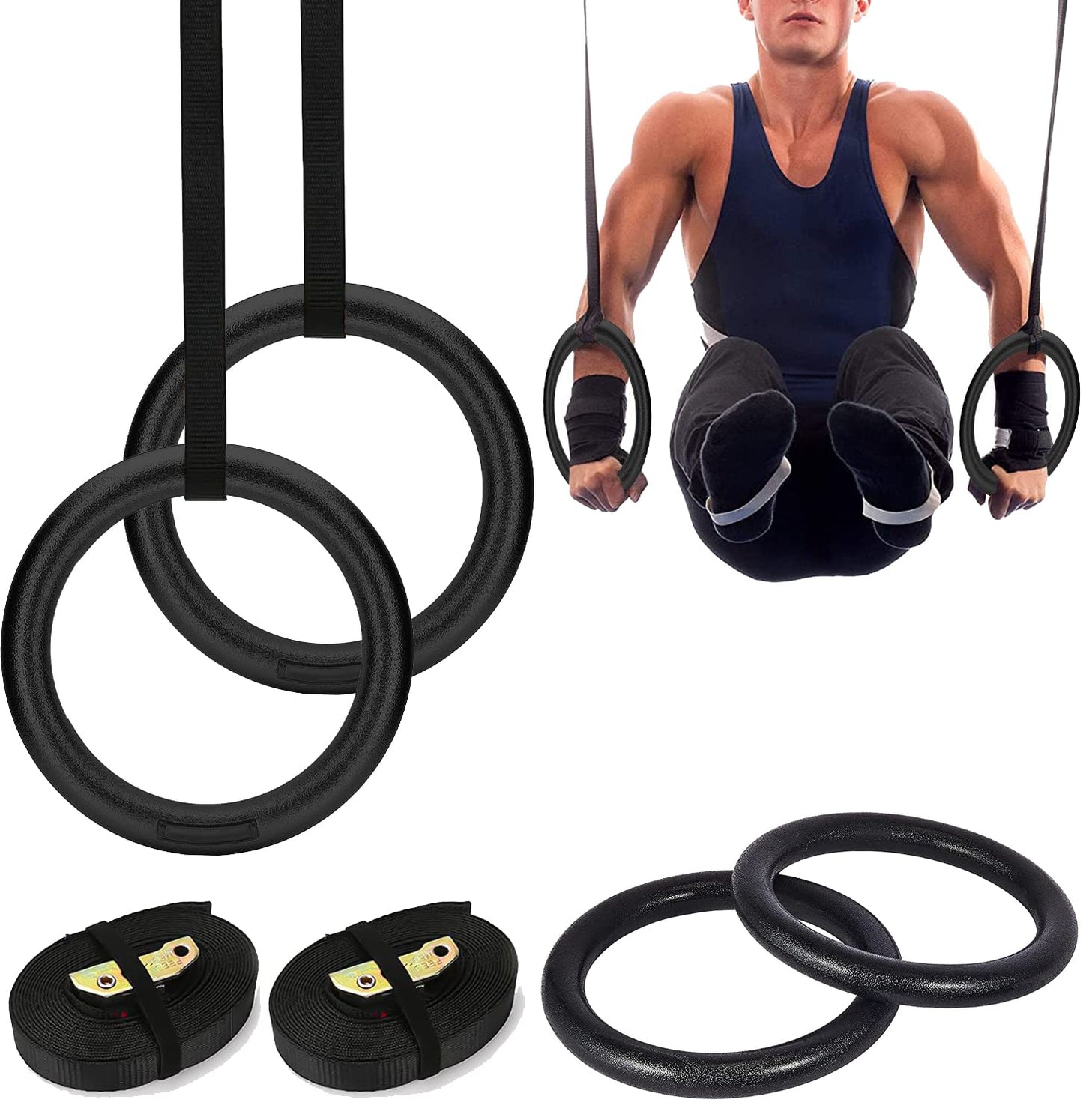 Strauss ABS gymnastics rings - strength training demonstration