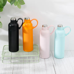 The Better Home Double-Walled Vacuum Insulated Stainless Steel Water Thermosteel Bottle | Sipper Bottle for Kids/Adults | Hot & Cold Water Bottle for Gym, Home, Office, Travel | 500ml (Orange)
