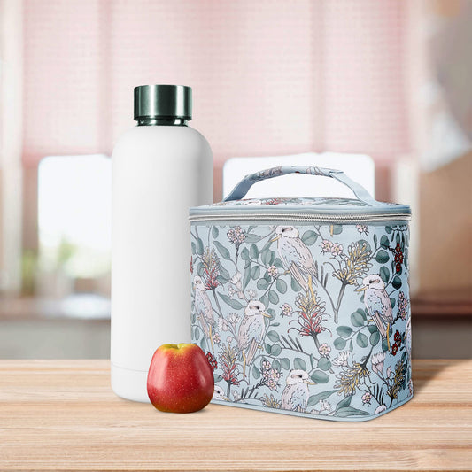 Insulated Lunch Bag - Leak-Proof, Durable Polyester | For Men, Women & Kids | 4.6L | Blue