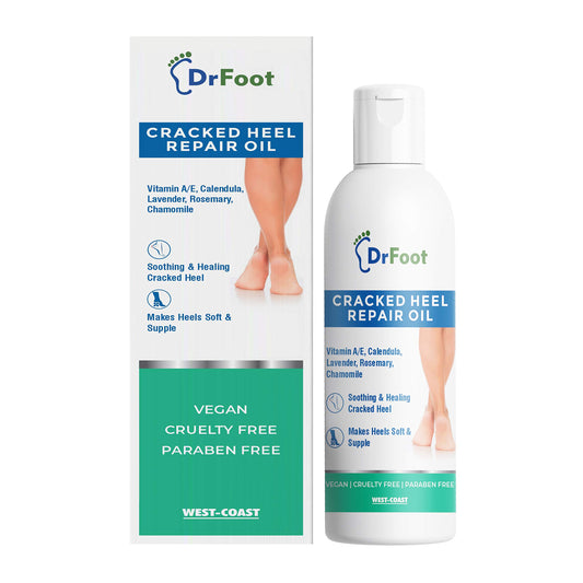 Dr Foot cracked heel repair oil - effective remedy for dry feet