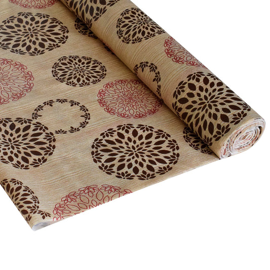 Kuber Rangoli Printed Liner - Elegant and functional kitchen decor
