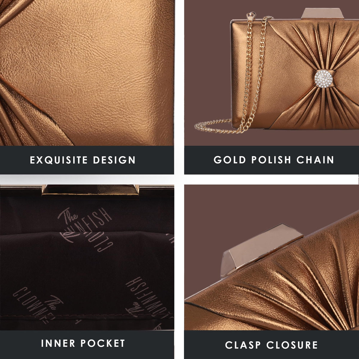 Clownfish Ritzy collection clutch - perfect for weddings