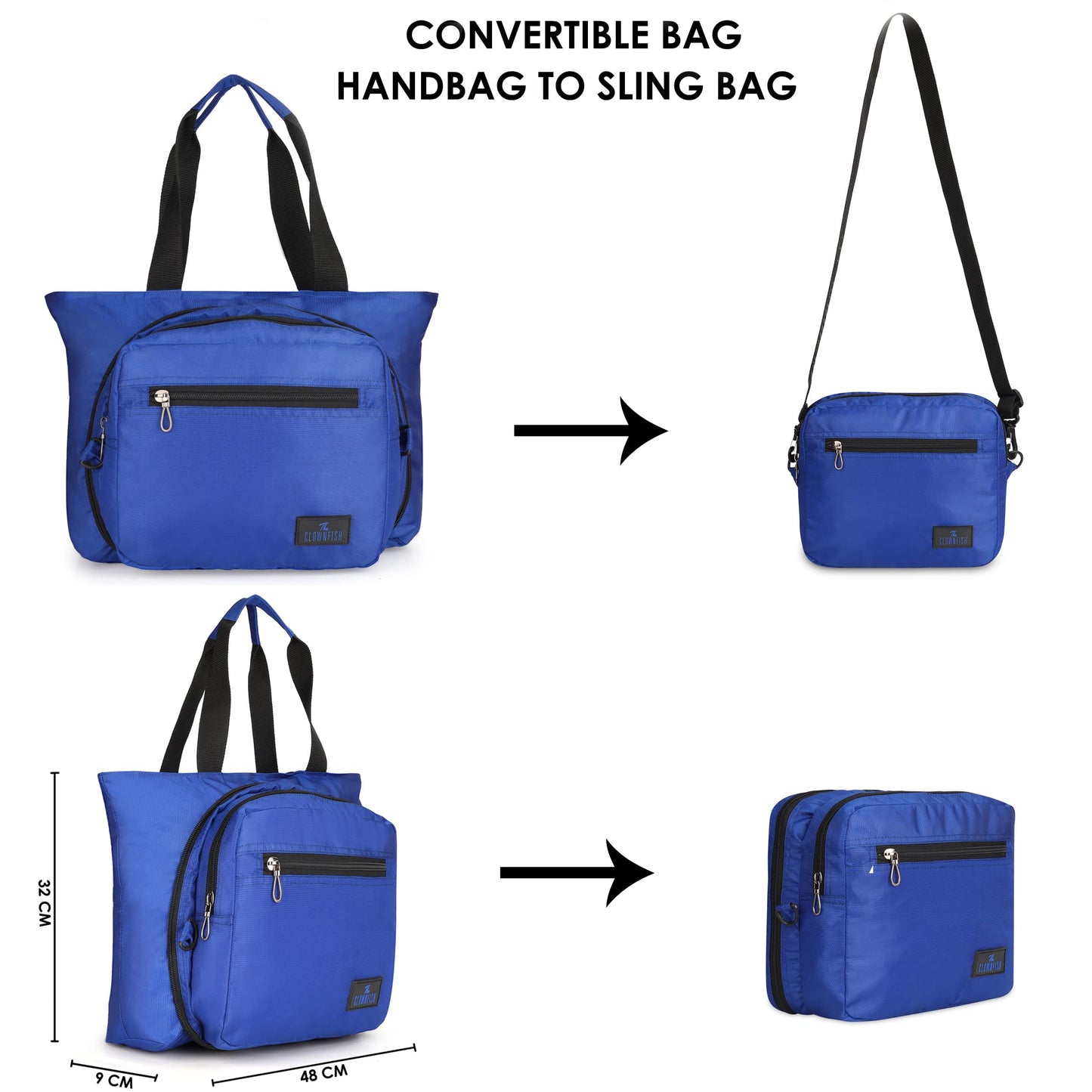 Clownfish Sarin convertible bag - versatile for casual outings