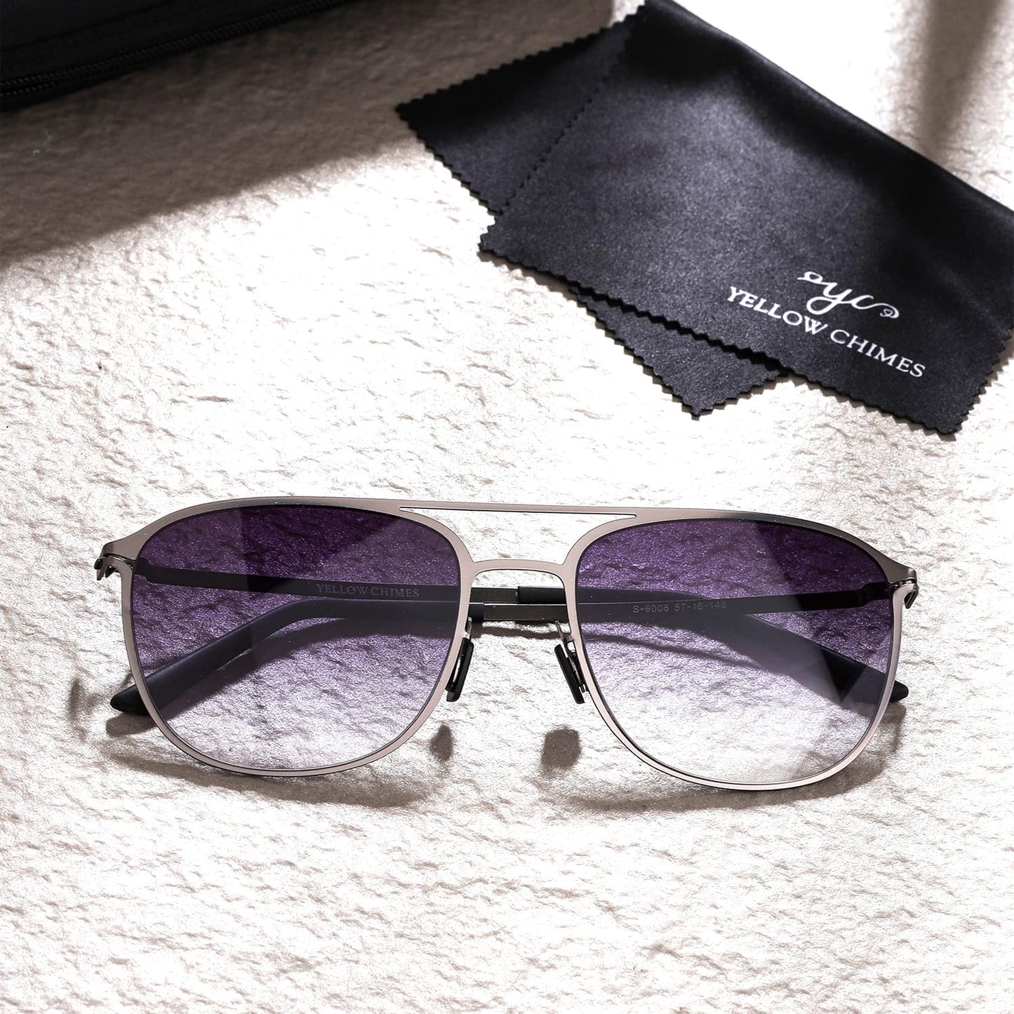 Yellow Chimes UV400 sunglasses - protecting eyes in sunlight