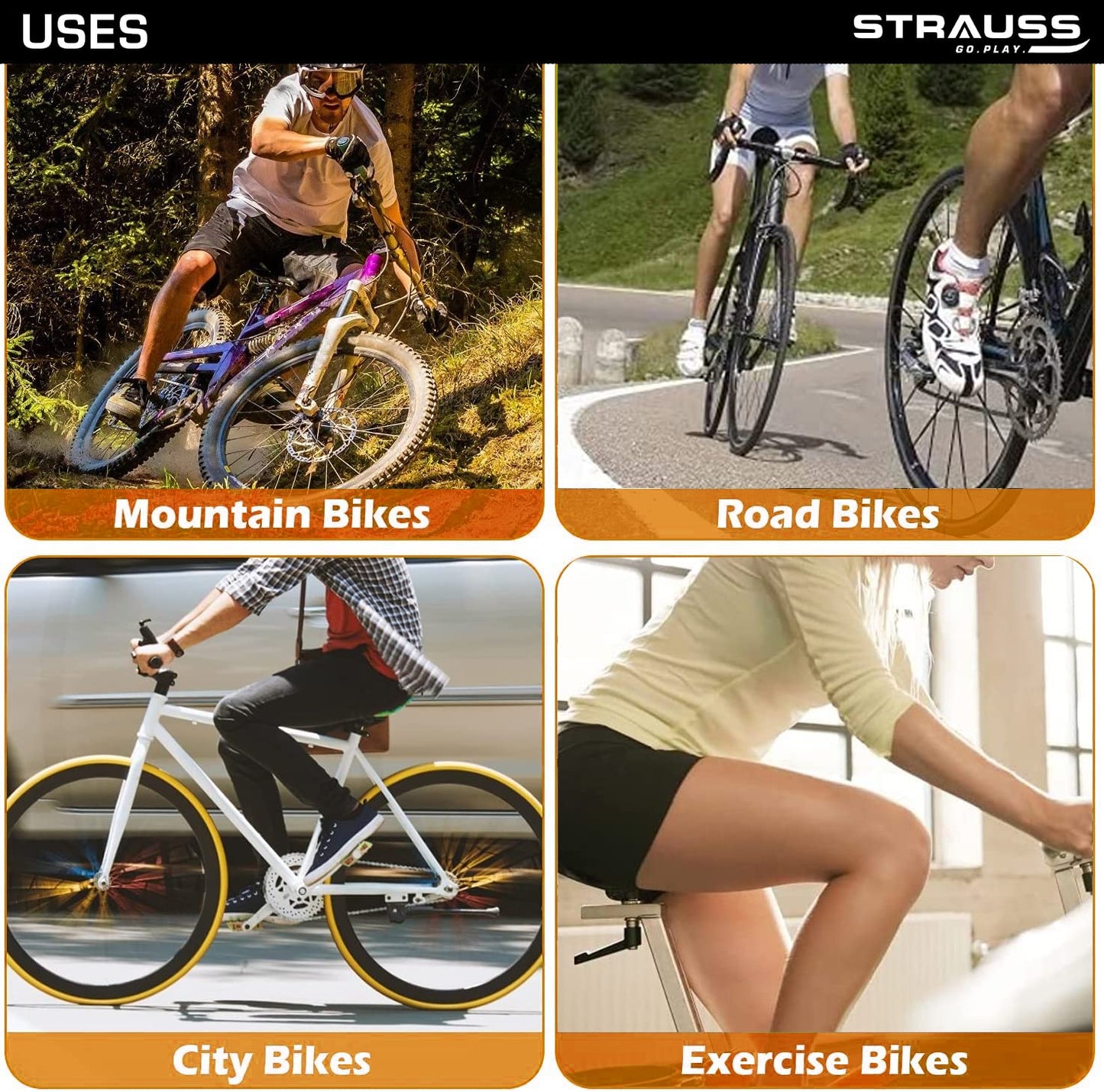 Strauss saddle cover - Perfect for indoor cycling