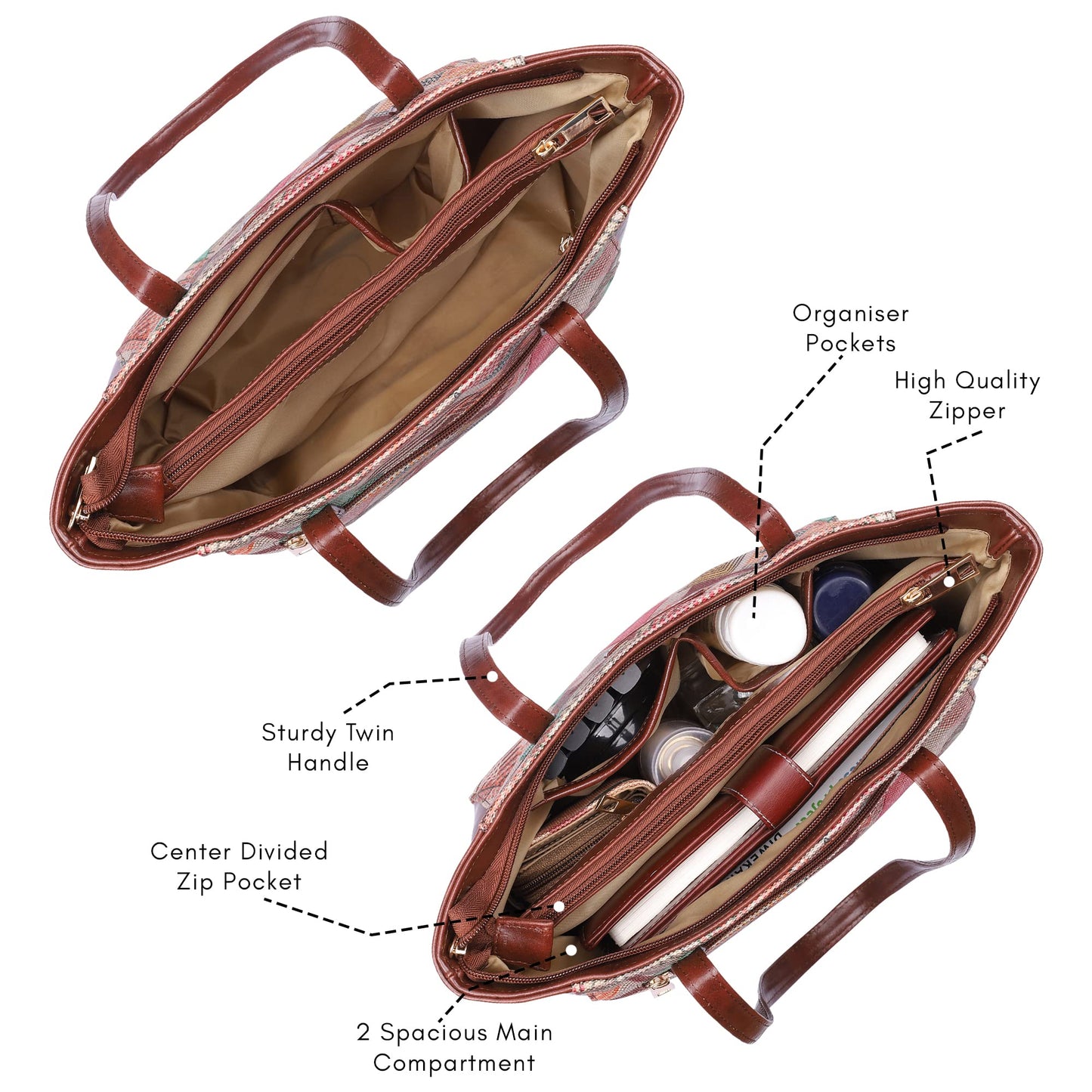 Clownfish Multicolour Handbag - Perfect for College