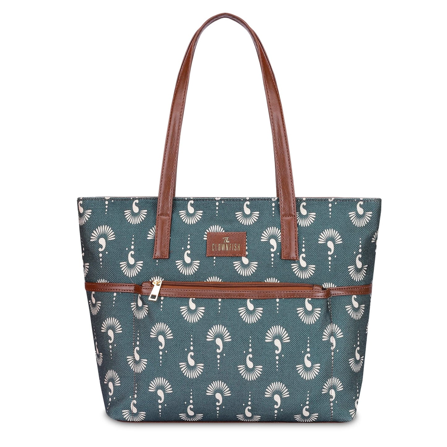 Concetta Handbag - Lightweight, Utility Style with 3 Pockets | Casual Tote for Women | Capacity: 16.7L | Bottle Green