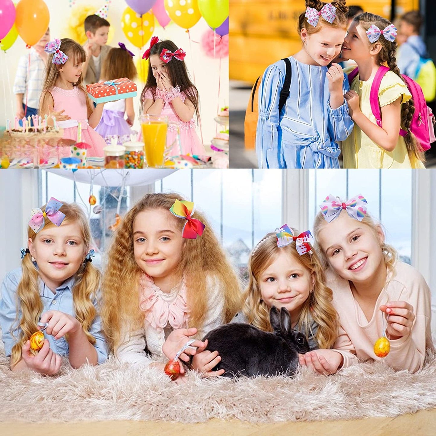 Melbees hair clips - cute hair accessories for girls