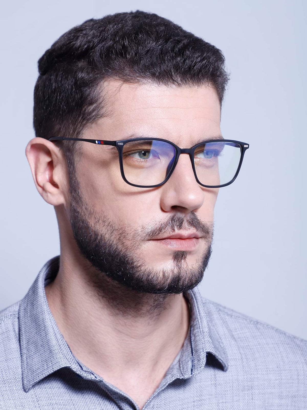Intellilens Square Blue Cut Computer Glasses - Everyday wear
