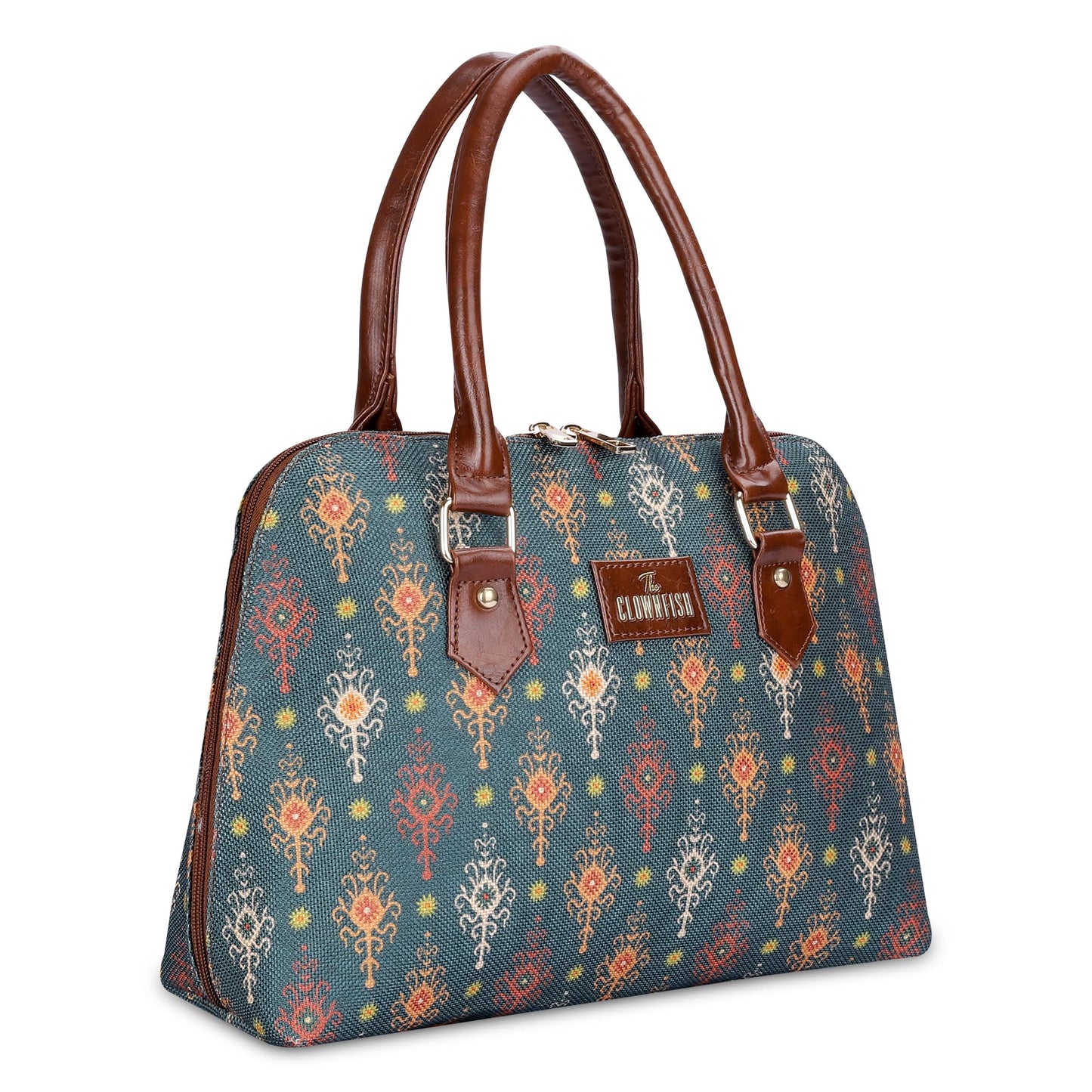 Utility Handbag with Cell Phone Holder | 10.7L | Montana Green | For Women Office & College Casual