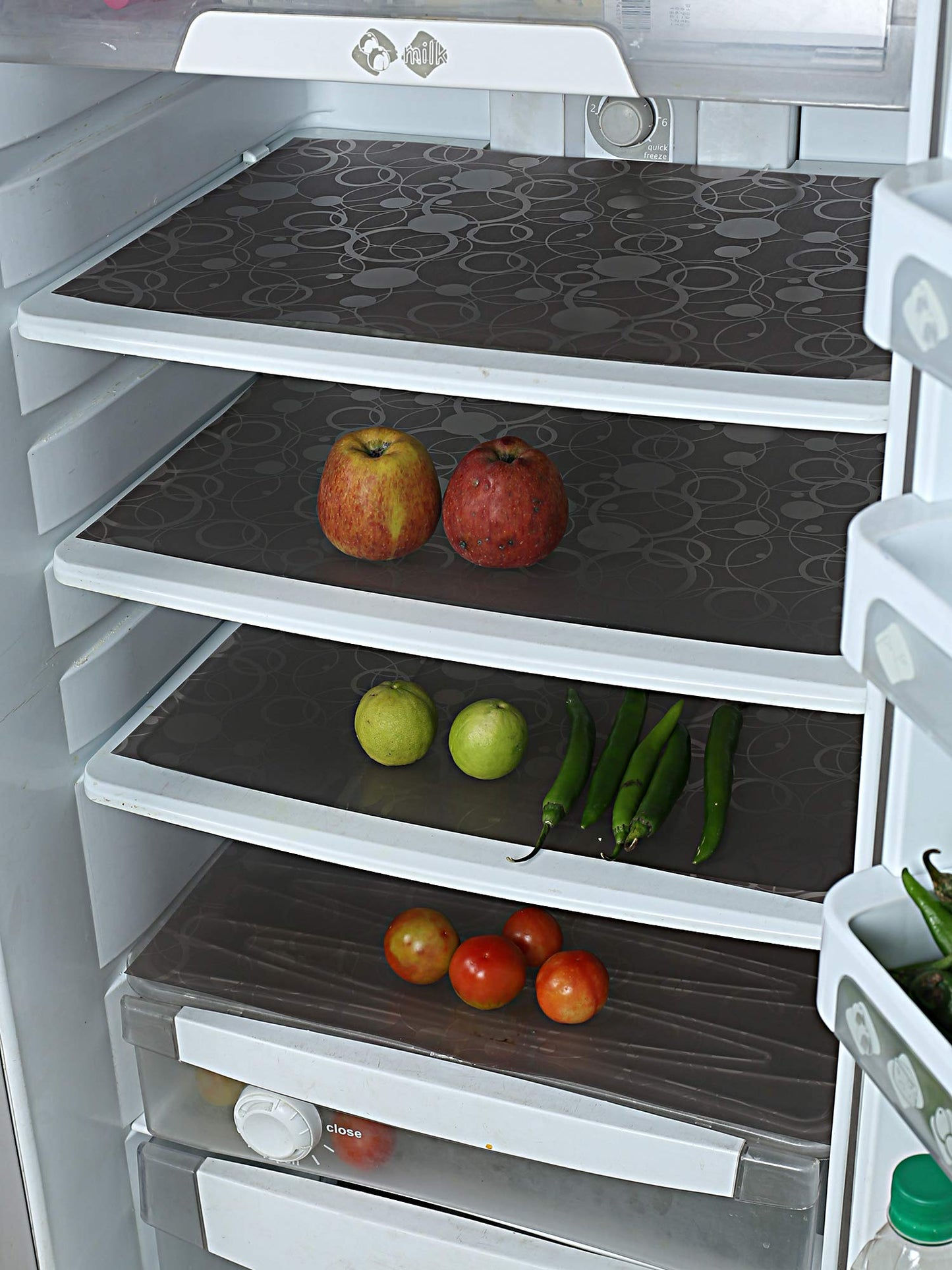 Kuber Industries PVC Drawer Mat - Enhance Refrigerator Hygiene