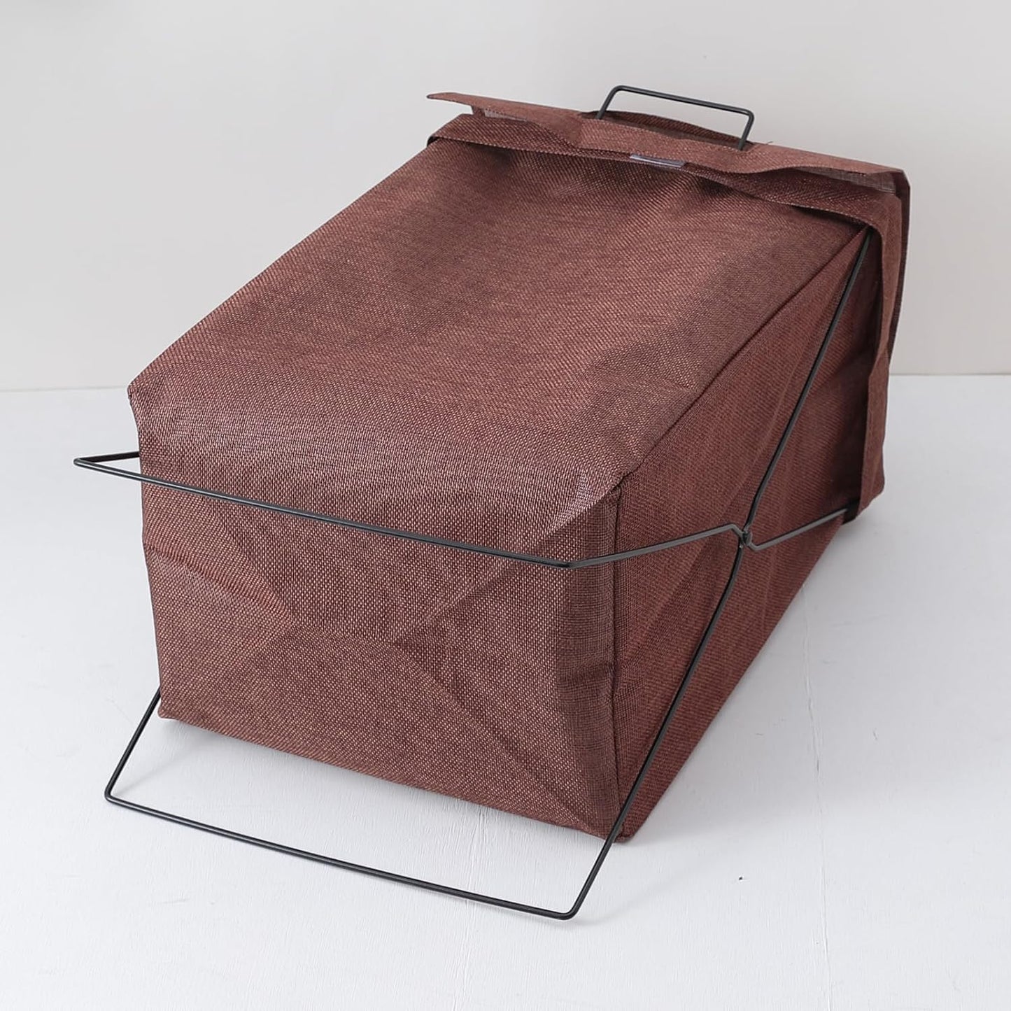 Combo: Foldable Laundry Hamper with Versatile Design | Ideal for Toys & Dirty Clothes | 40LTR | Brown