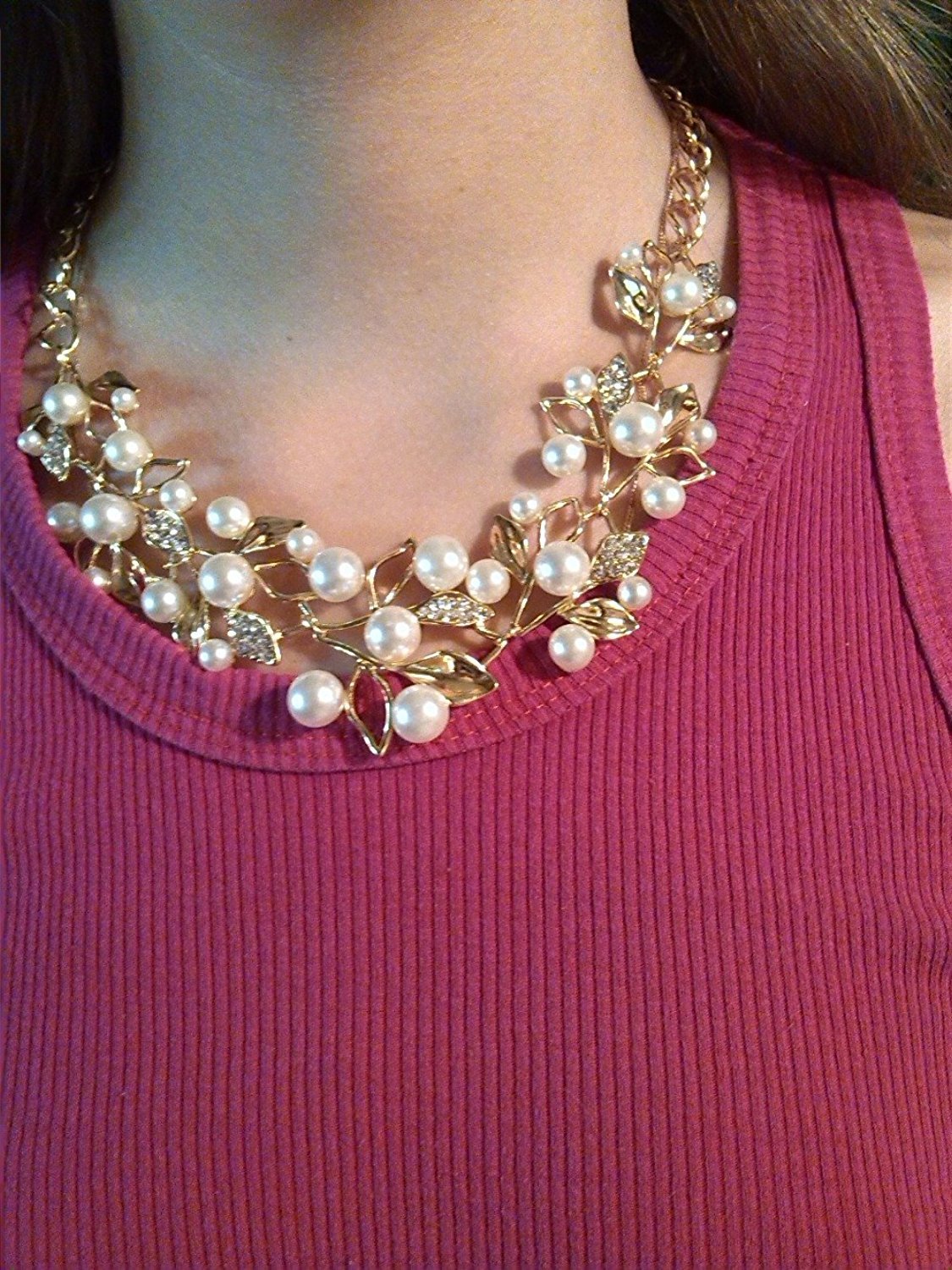 Yellow Chimes Gold Plated Necklace Set - Ideal Birthday Gift