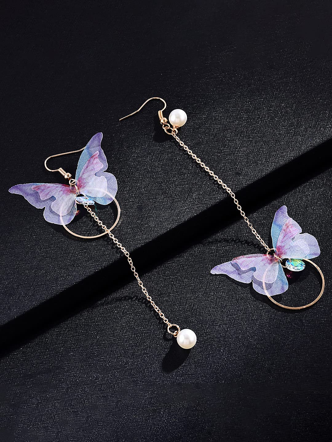 Yellow Chimes Women's Butterfly Earrings - Special occasion jewelry