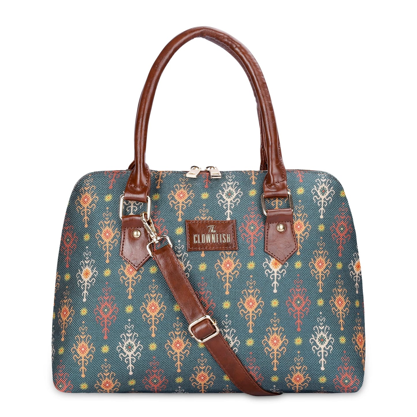 Utility Handbag with Cell Phone Holder | 10.7L | Montana Green | For Women Office & College Casual
