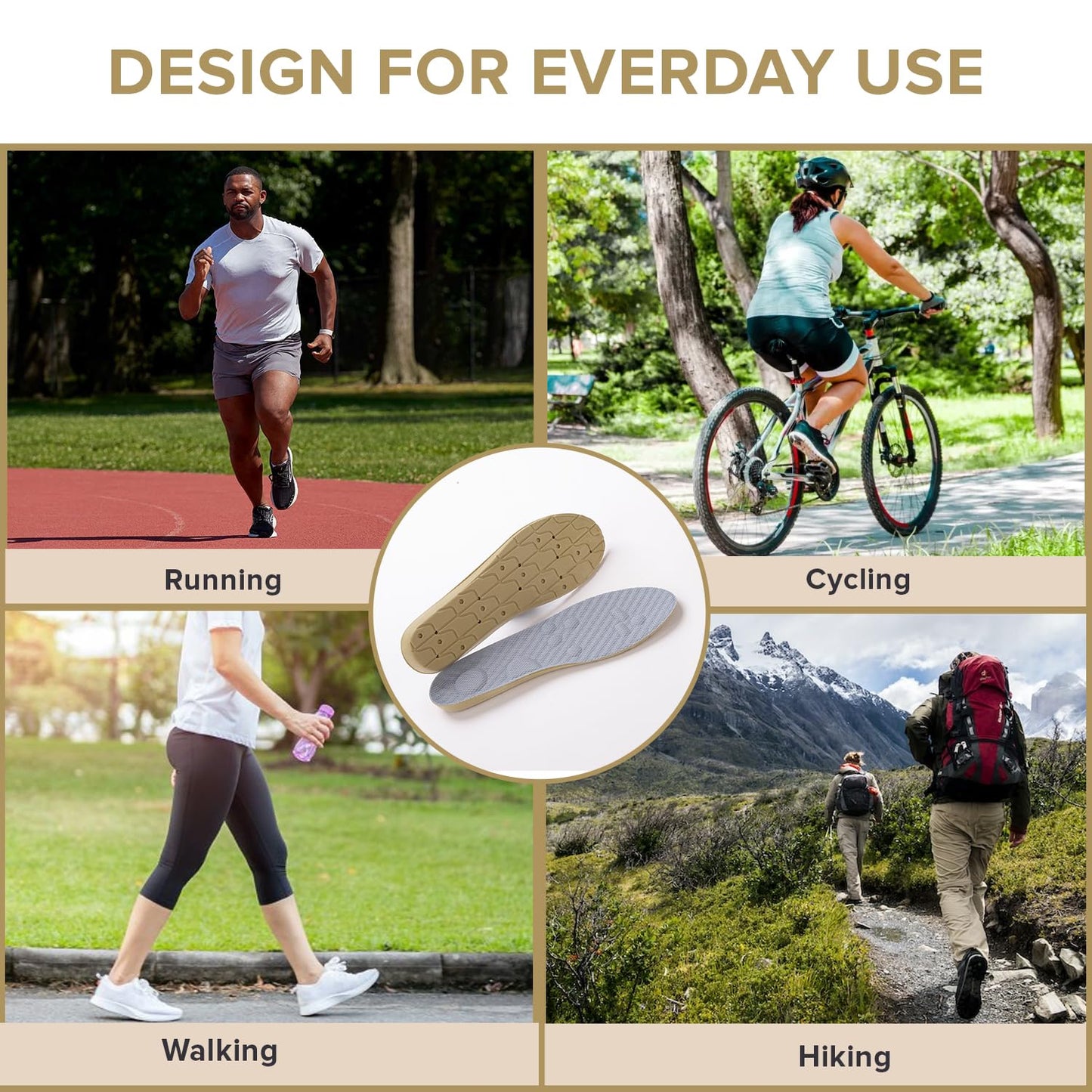 Dr Foot insoles - comfort for active lifestyle