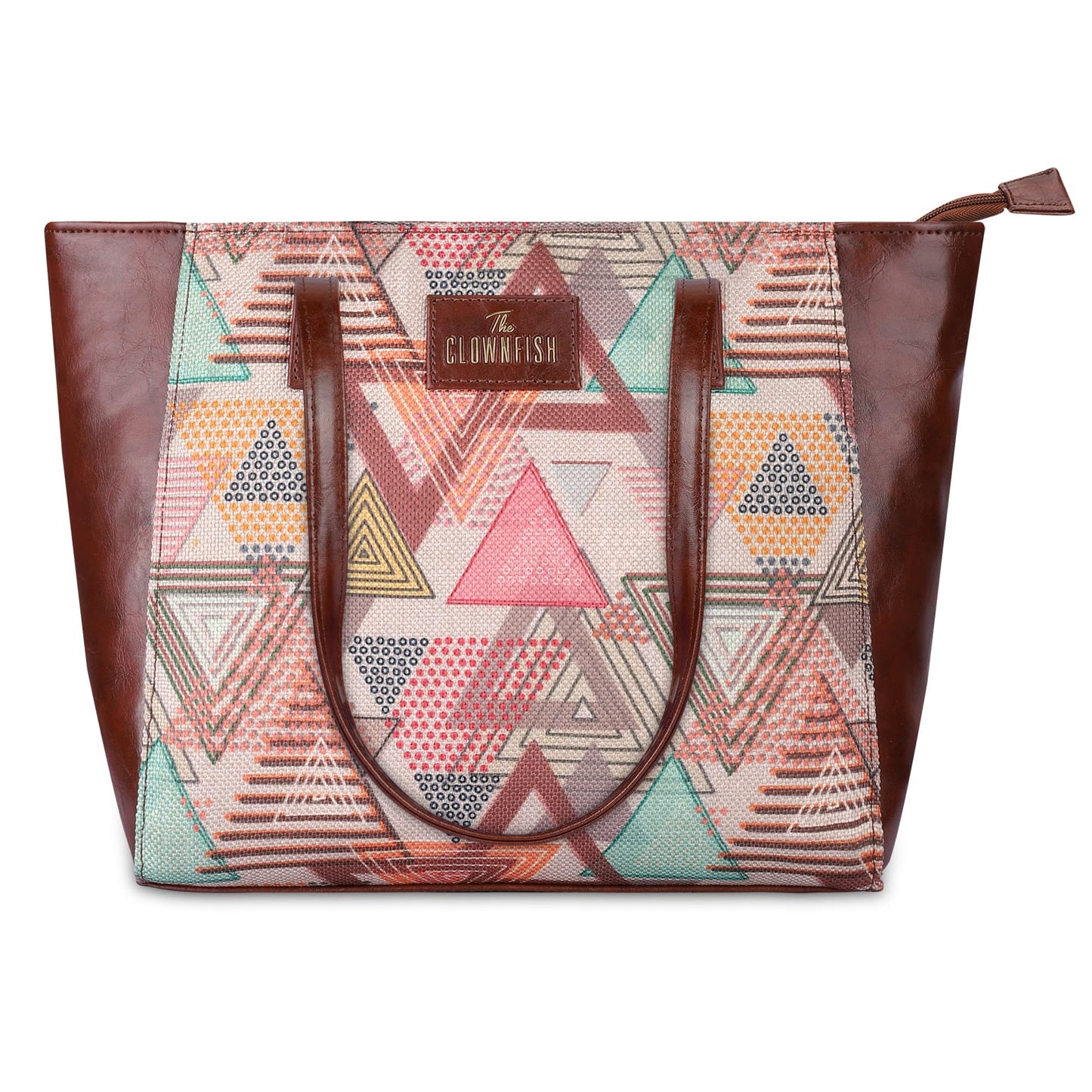 Clownfish Triangle Design Handbag - Chic Everyday Accessory