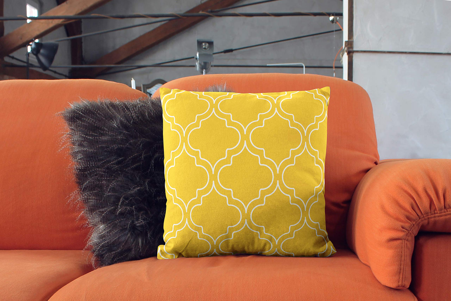 Encasa set of cushion covers - elegant hotel decor