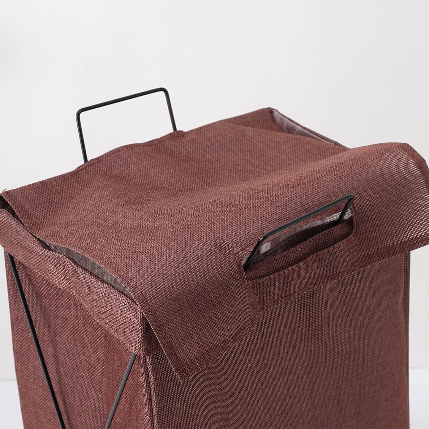 Combo: Foldable Laundry Hamper with Versatile Design | Ideal for Toys & Dirty Clothes | 40LTR | Brown