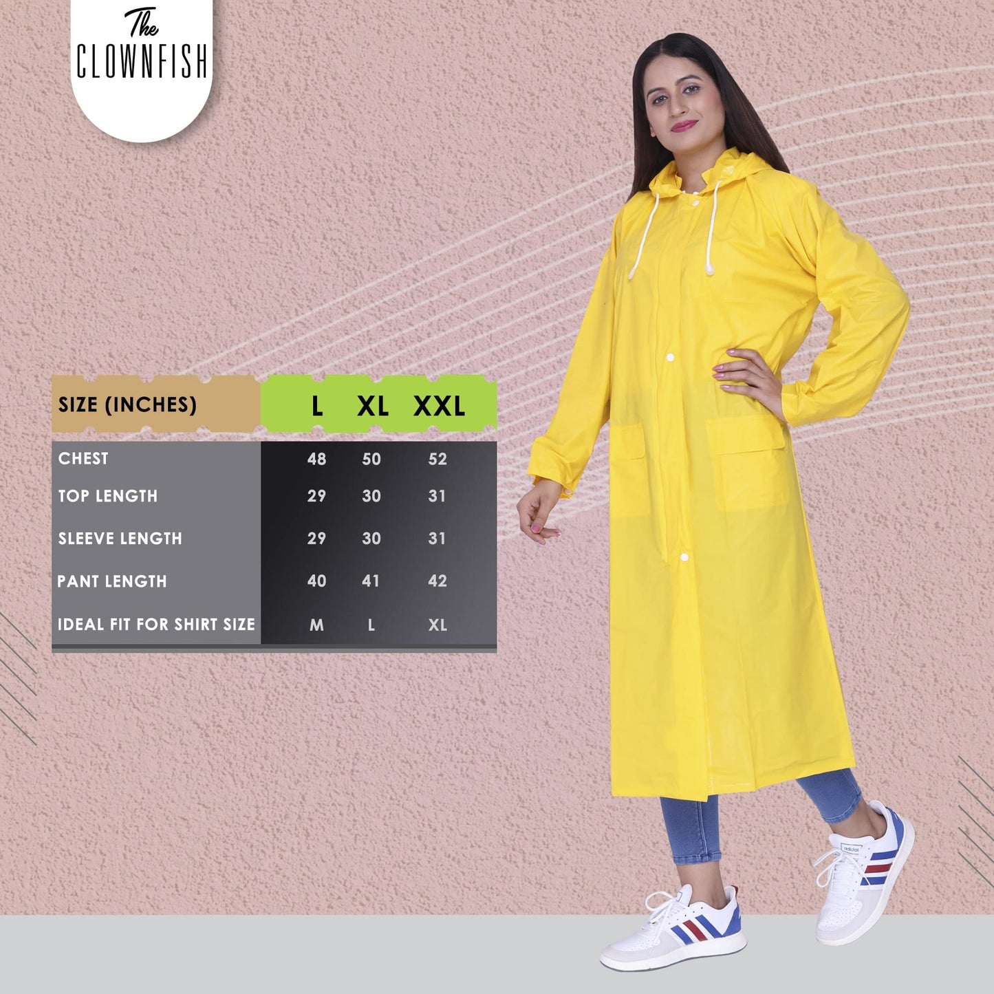 Clownfish raincoat - Comfortable and elegant rainy day outfit