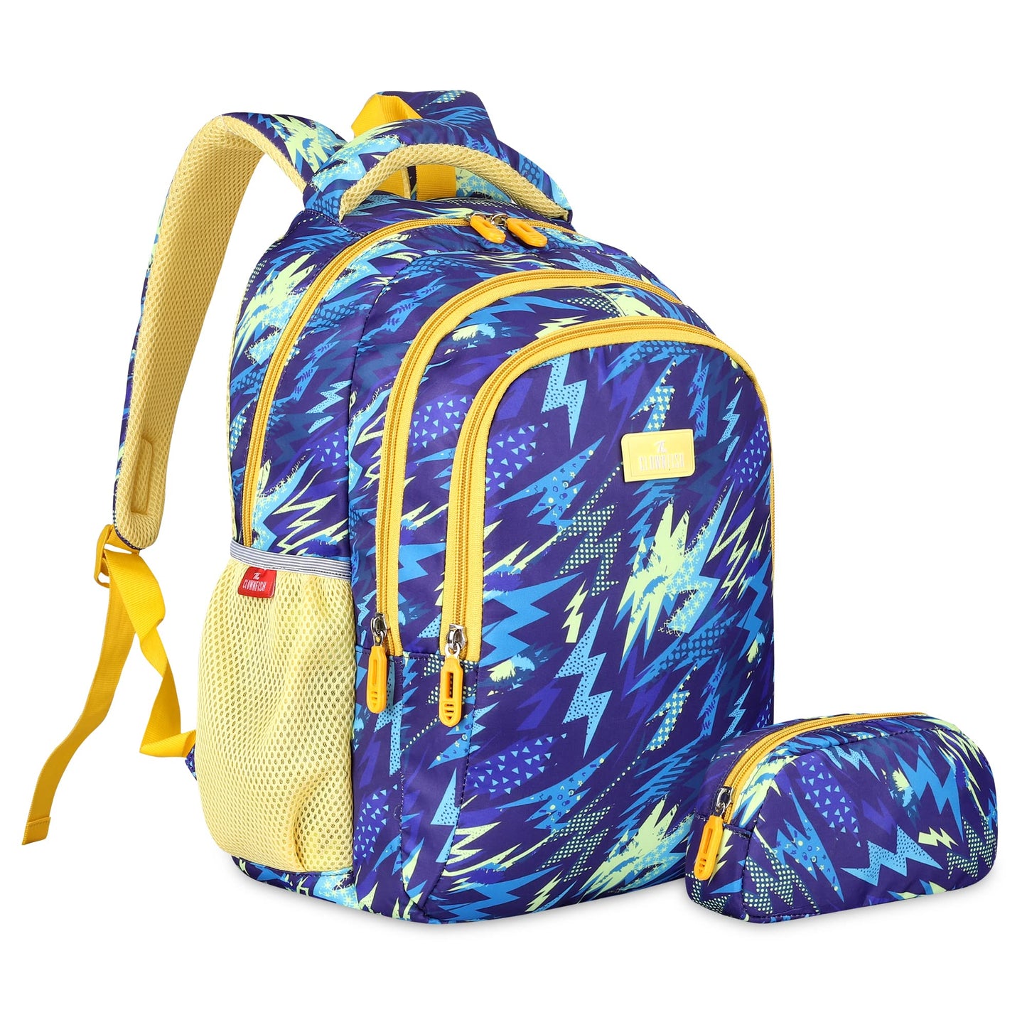 Clownfish Lightning Blue backpack - fun and functional