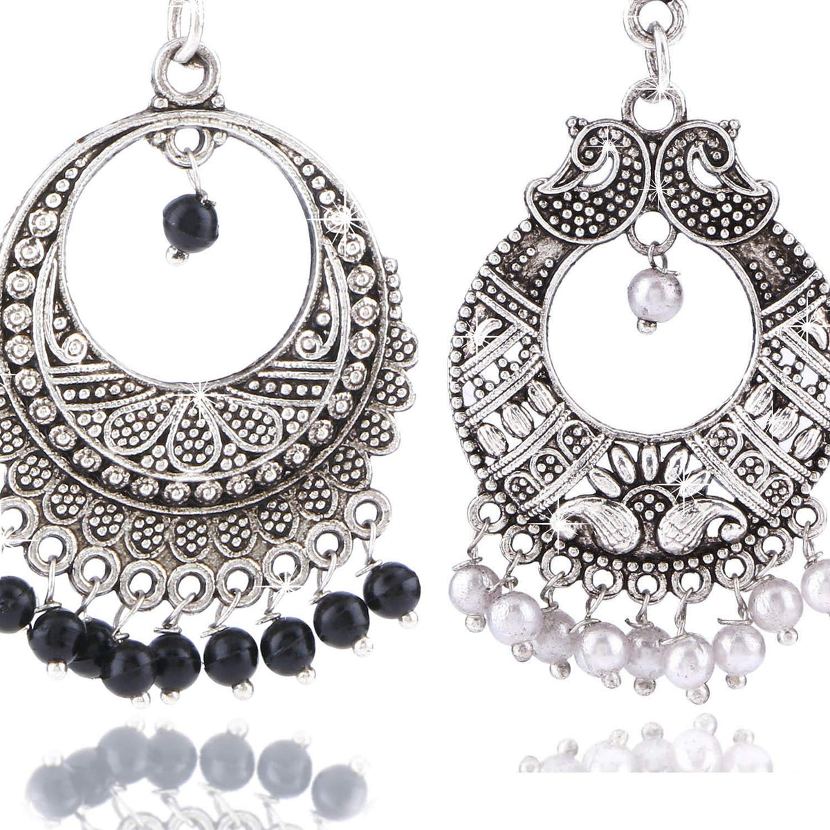 Yellow Chimes oxidised earrings - great for everyday wear