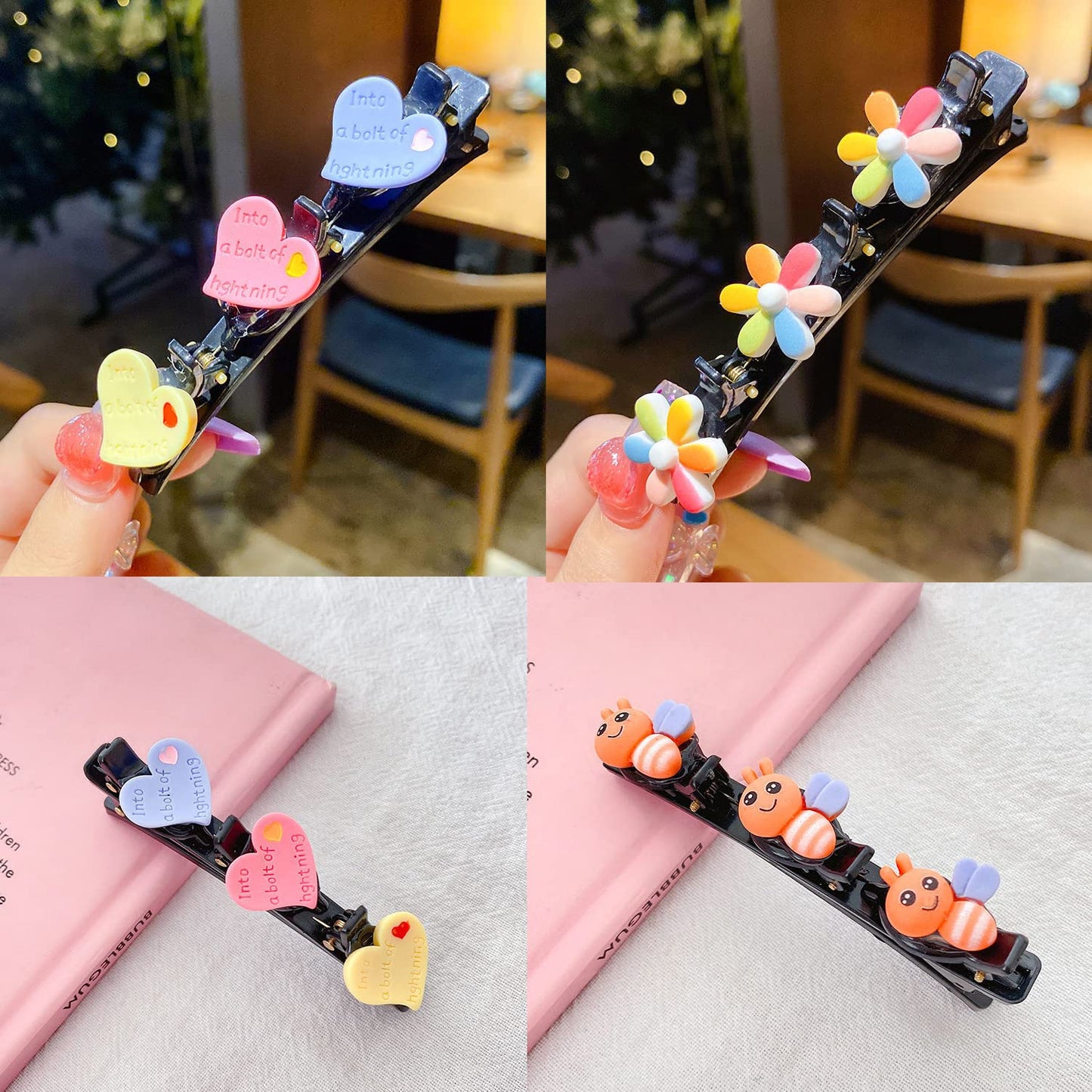 Yellow Chimes cute hair charms - Fashionable hair solutions