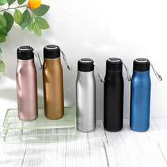 The Better HomeDouble-Walled Vacuum Insulated Stainless Steel Water Thermosteel Bottle | Leakproof, BPA Free, Rustproof | Hot & Cold Water Bottle for Gym, Home, Office, Travel | 550ml (Pink)