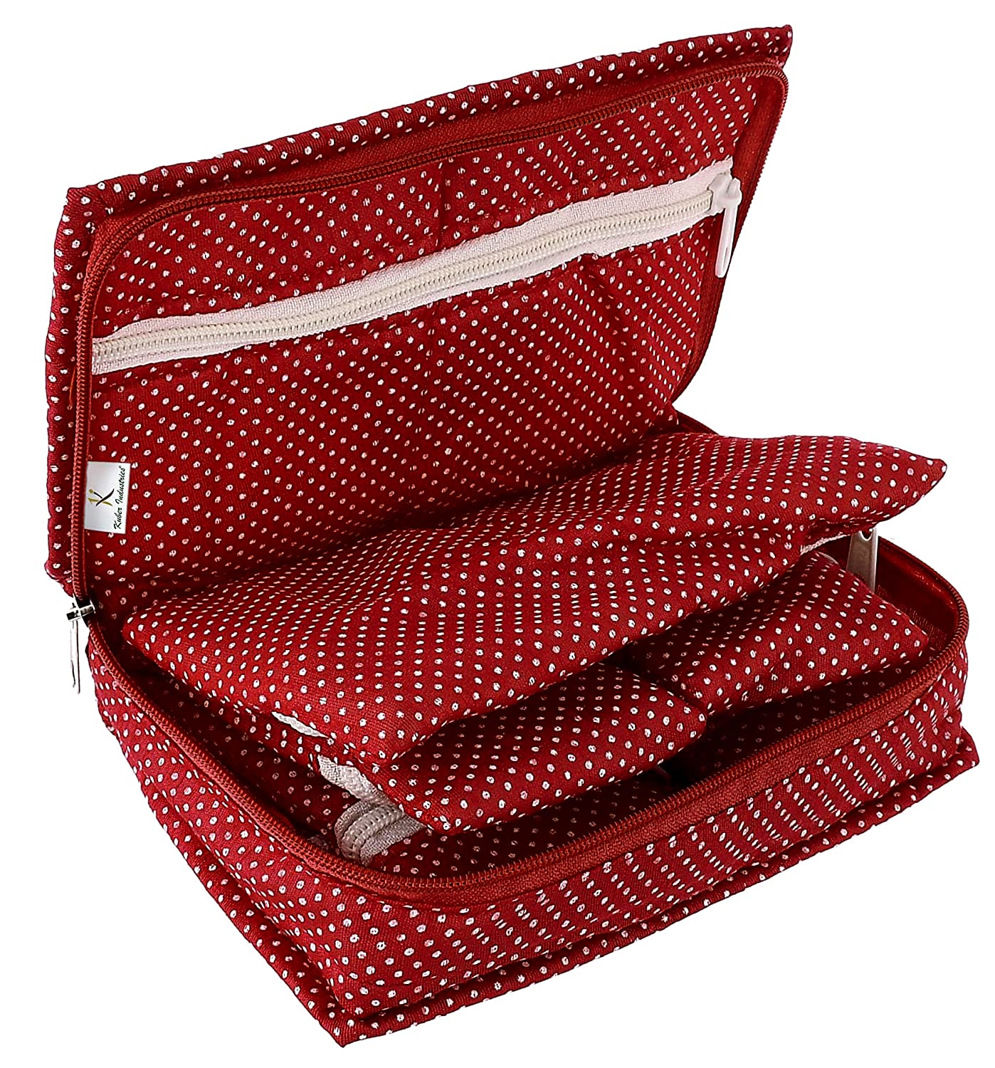 Kuber Industries travel jewelry case - essential for makeup