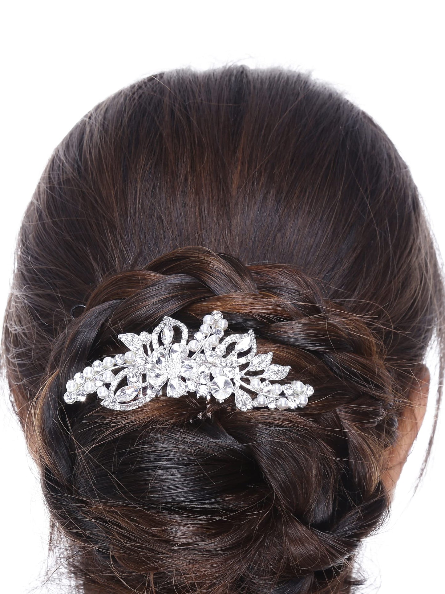 Yellow Chimes elegant comb pin - special occasion accessory