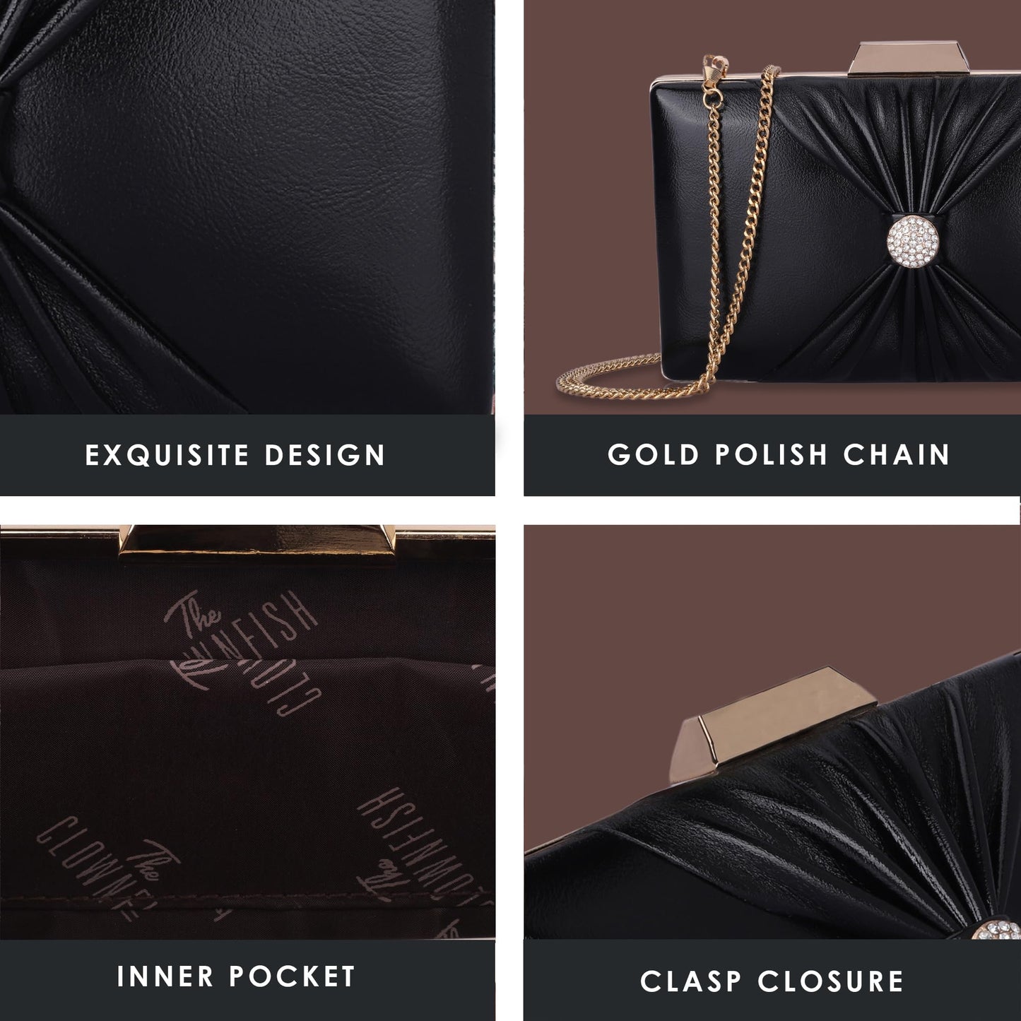 Clownfish Women's Party Clutch - Casual outing