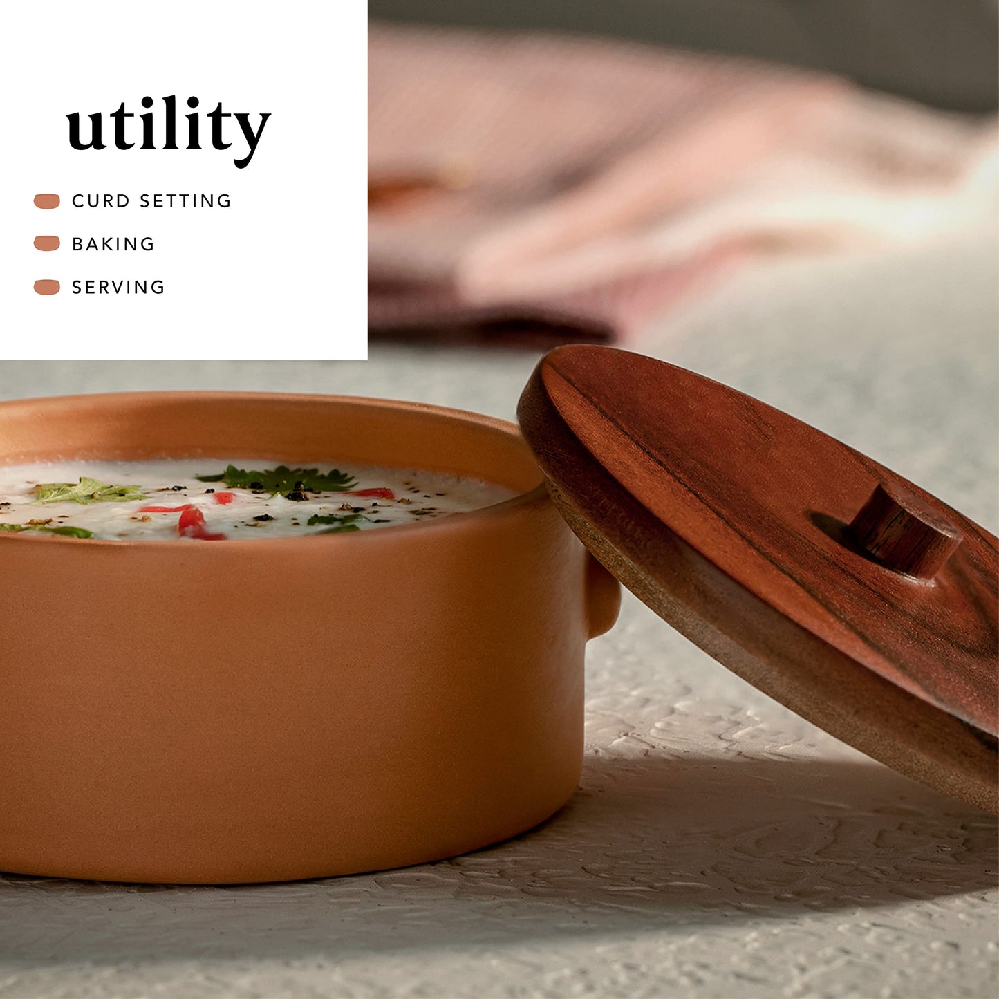 Ellementry Knurl Small Curd Setter - Sustainable dining solution