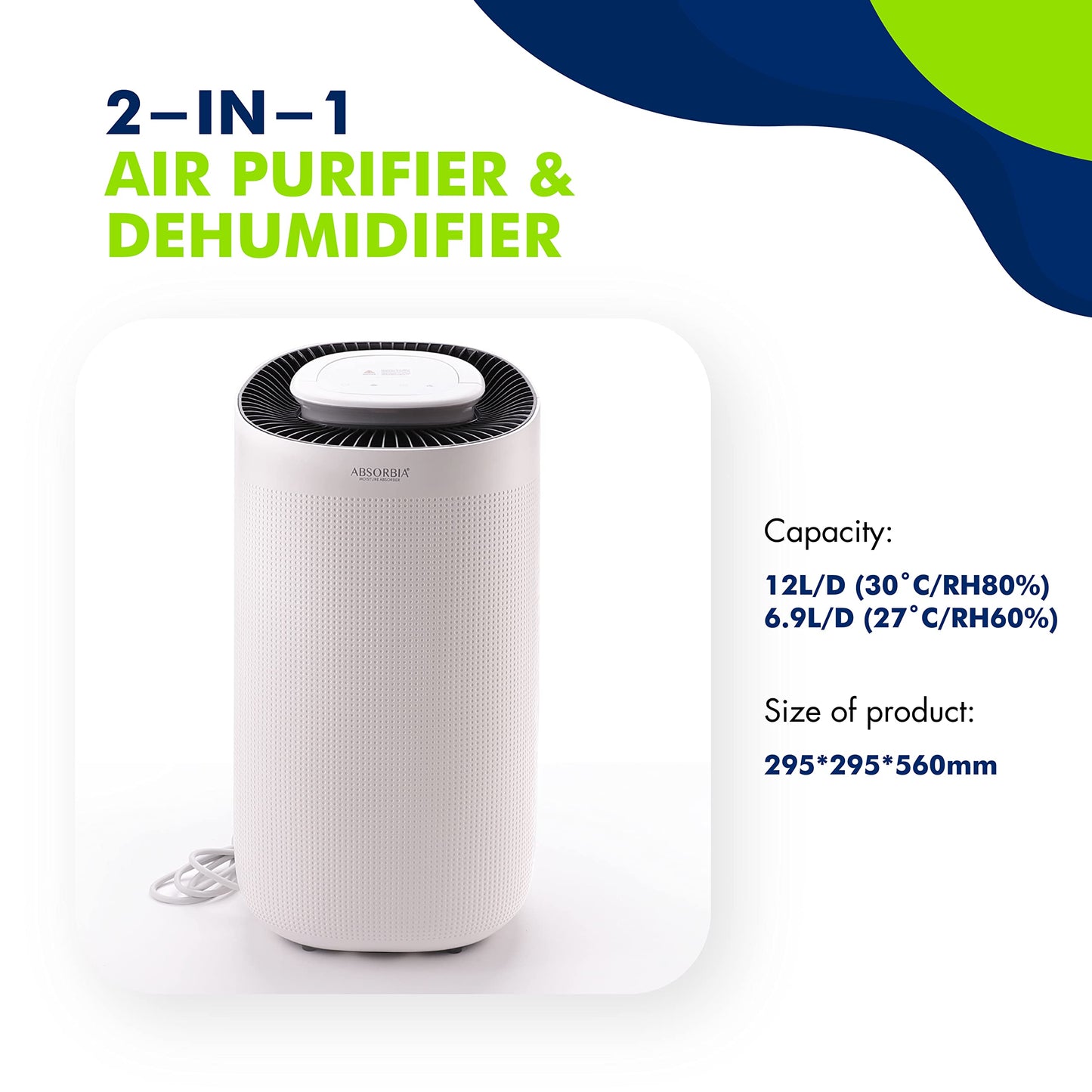 Absorbia Virgo dehumidifier - Great for office environments