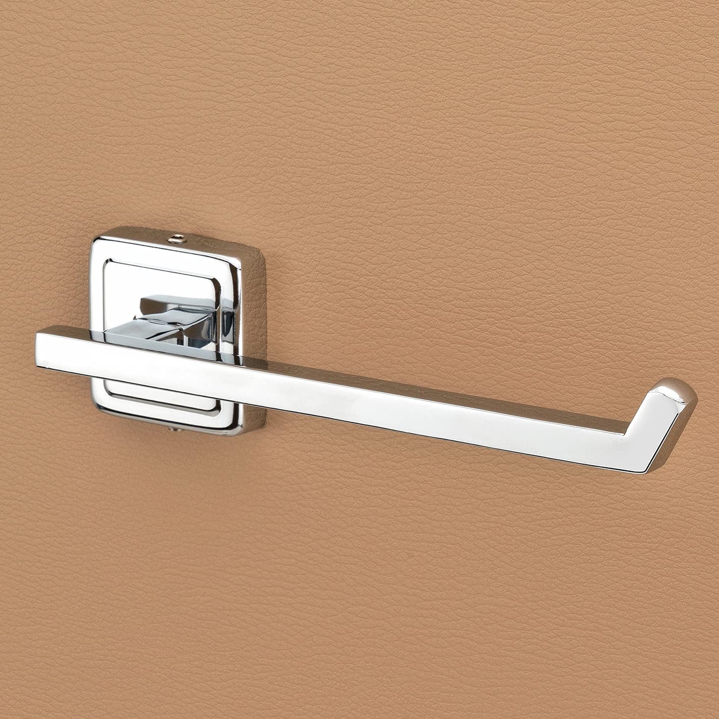 Stainless Steel Towel Hanger - Wall-Mounted, Round Design | Chrome Finish | Perfect for Bathroom & Kitchen