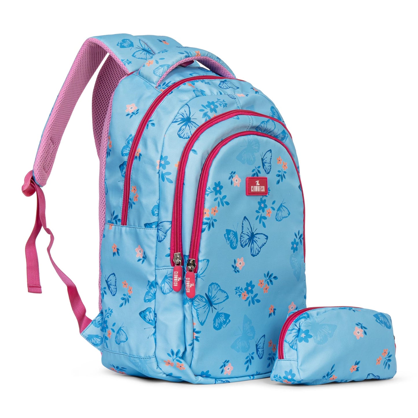 Clownfish blue-pink school bag - stylish and functional
