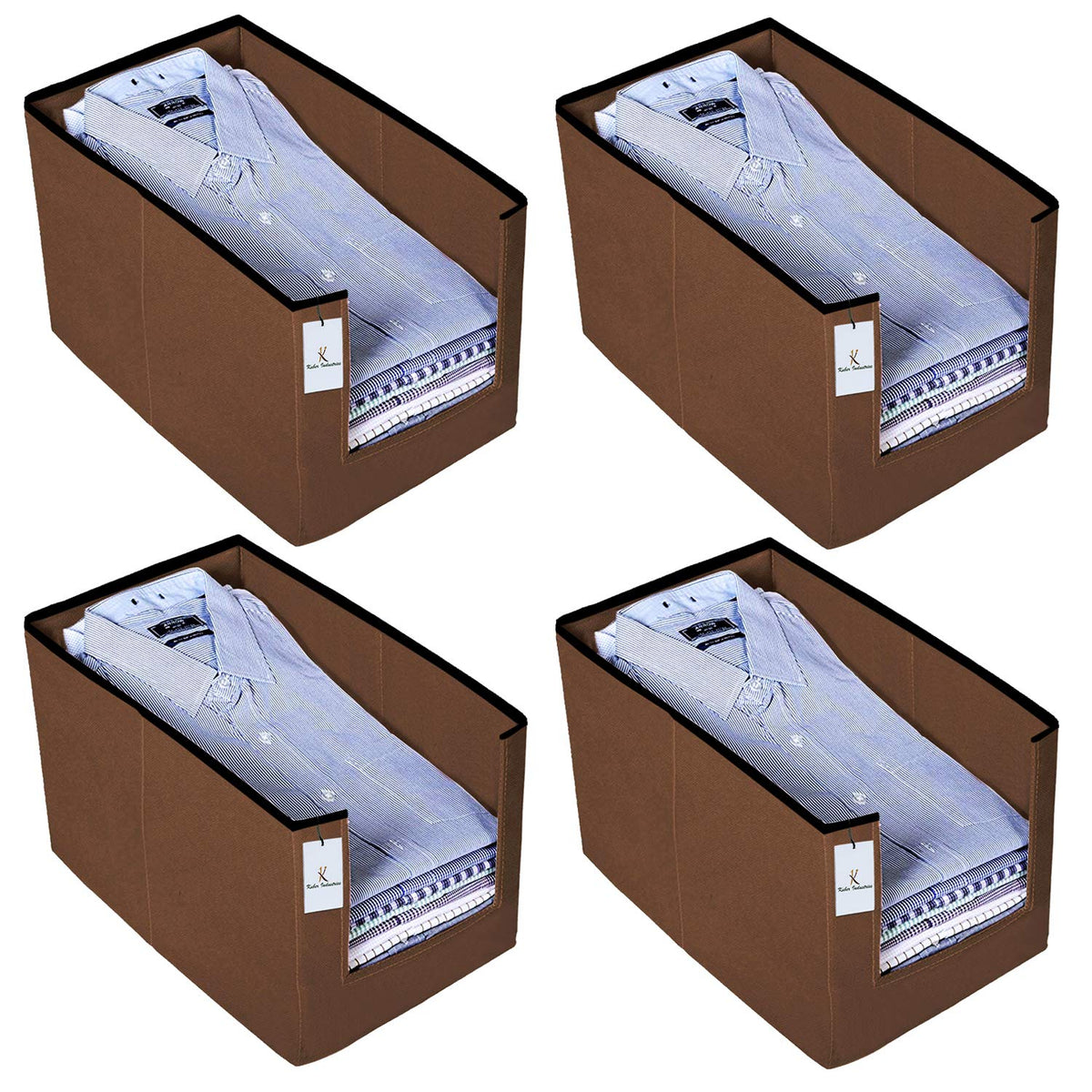 Kuber Industries 4 Piece Stacker Set - Perfect for Seasonal Storage