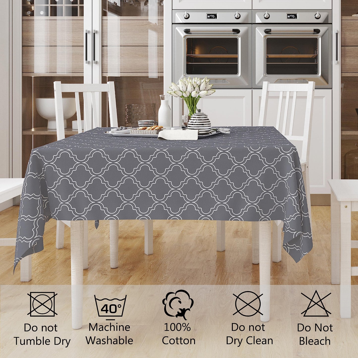 Encasa Homes table cloth - Formal banquet decoration