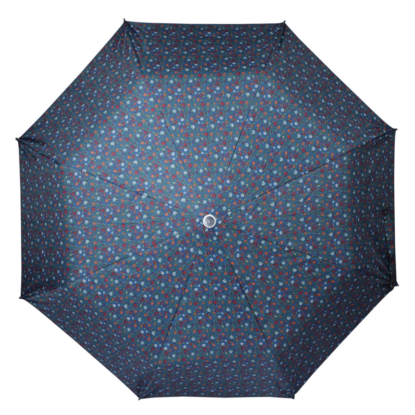 THE CLOWNFISH Umbrella Splash Series 3 Fold Auto Open Waterproof Water Repellent 190 T Immitation Nylon Double Coated Silver Lined Umbrellas For Men and Women (Peacock Blue)
