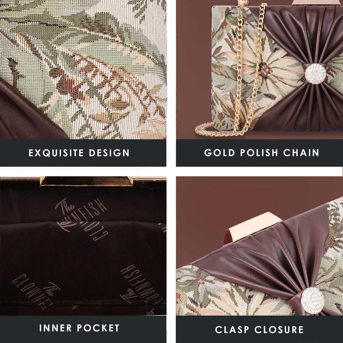 Clownfish beige party bag - stylish accessory for gatherings