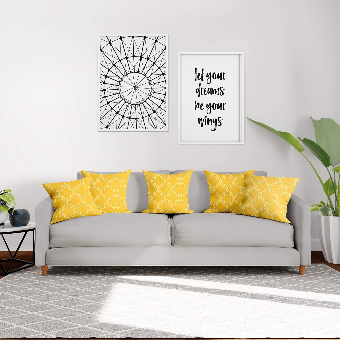 Encasa polyester cushion cover - stylish seating area