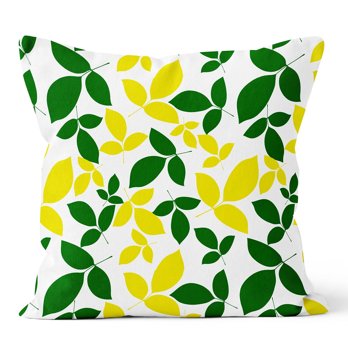 Set of 5: Decorative Cushion Covers - Soft, Lightweight Polyester | Nature-Themed Leaves | 60x60 cm